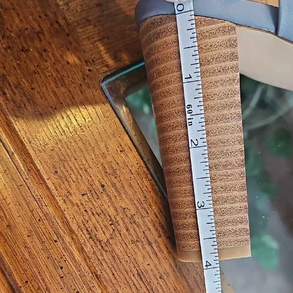 Lauren Ralph Lauren Gray Strappy Block Heels - Picture 12 of 12